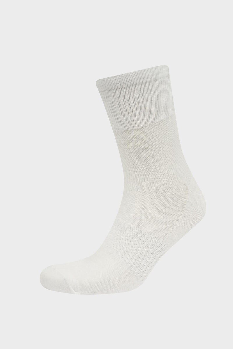 DeFacto White Man Man 2 Piece Cotton Ankle Socks Casual - Image 3